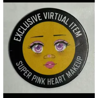 Robl0x Super pink heart makeup