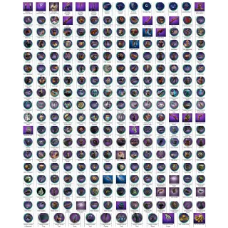 Seas of thieves|TWITCH Drops|250 items see description|everything on the picture|EMR,Amethyst,EWS,Frozen Horizon,Omen,etc