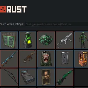 Rust 14 items Kicks drop 