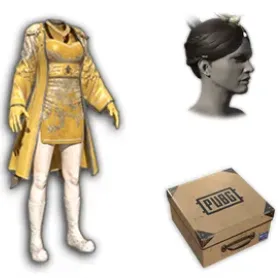 PUBG LUNAR QUEEN COSTUME SET | steam pc | Dress , Hair only 