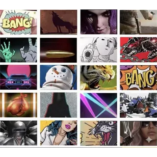 PUBG CALLING NAME CARDS Any 1 ( Buy and dm me which one ) ( See description for options ) 