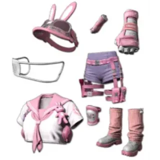 PUBG|BUNNY ACADEMY SAILOR SET | BUNNY ACADEMY SAILOR SET