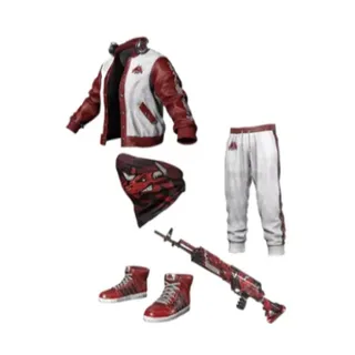 PUBG| NH ESPROTS SET | Jacket mask shoes gun pants | 