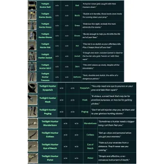 Seas of thieves|Twilight Hunter Set: Cloths, Weapons, equipment and ship set see descriptio| EXCLUSIVE TWlTCH