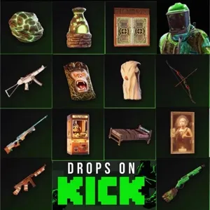 RUST KICK DROPS EVERYTHING ON THE PHOTO ( Steam ) 