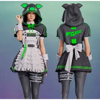 PUBG PIGFF TACTICAL MAID SET