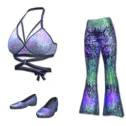 PUBG| steam pc |SEQUIN SWIFTCOLOR SET  | Top , shoes , pants 