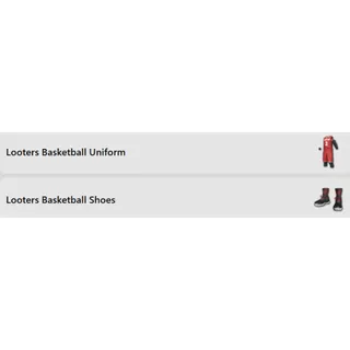PUBG|LOOTERS BASKETBALL SET| Uniform shoes 