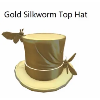 ROBLOX gold silk women top hat  code quick delivery 