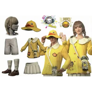 PUBG Duck Rider Challenge male and female bundle 