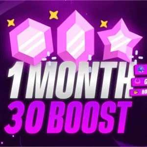 Discord nitro server boost x30 1month subscription 