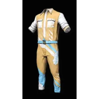 PUBG| steam pc |DRAGON DROPPER JUMPSUIT (yellow)|  top and bottoms 