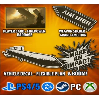 Battlefield 6 FULL SET OF 4 RARE REWARDS Player Card REGION FREE Key / Codes