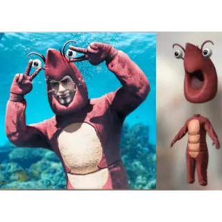 PUBG| steam pc | LOBSTER COSTUME SET | Costume full set + dance 
