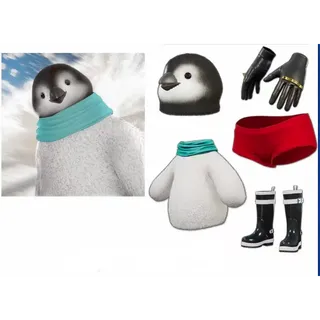 PUBG Winter set : Skin and Masks  Furious Fluff suit & Mask