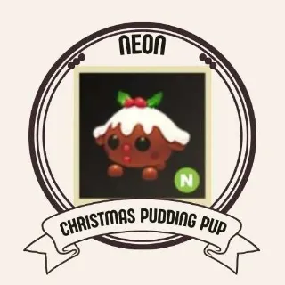 🎄 Neon Christmas Pudding Pup | Rare Pet For Sale! ✨🔥