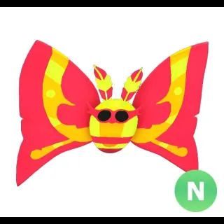🦋 4x Neon Rosy Maple Moth 🌟 Rare Fly Ride ✨💖🔥