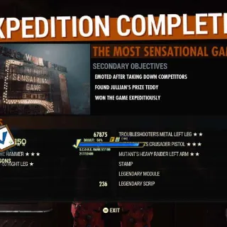 1 Hour Back To Back Expeditions/Scoreboard/XP Boost
