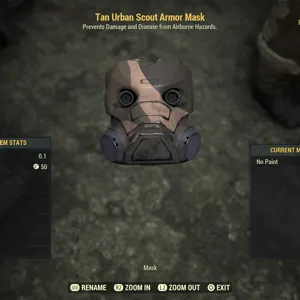 tan mask