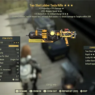 lobber rolled tesla