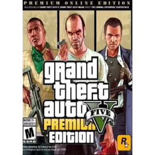 GRAND THEFT AUTO V PREMIUM ONLINE EDITION