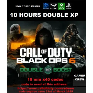 COD: BO6 DOUBLE XP