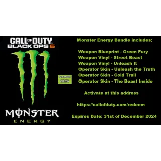 Call of Duty: Black Ops 6 - Monster Energy