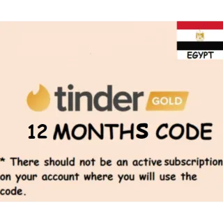 Tinder Gold - 12 Months