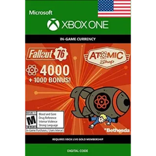 Fallout 76: 5000  Atoms