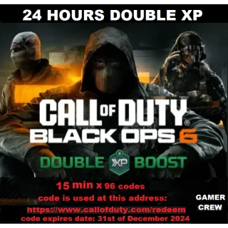 COD BO 6 - Double XP 10 Hours