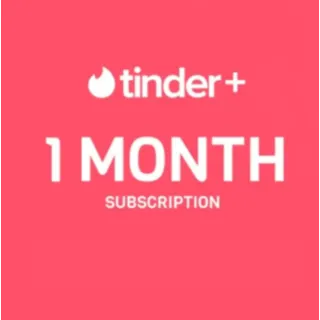 Tinder Plus - 1 Month