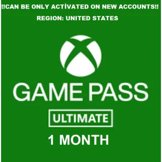 Xbox Game Pass Ultimate - 1 Month