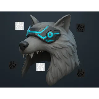 Roblox - Cyberpunk Wolf Hat