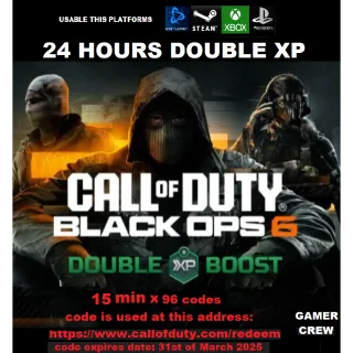 COD: BO6 DOUBLE XP