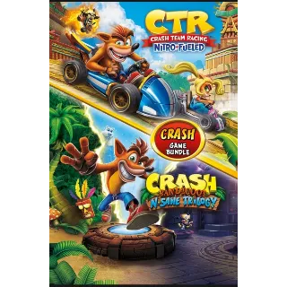 Crash Bandicoot  Bundle - N. Sane Trilogy + CTR Nitro-Fueled