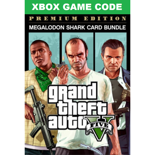 Grand Theft Auto V: Premium Edition & Megalodon Shark Card Bundle ...