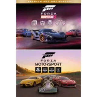 Forza Motorsport & Forza Horizon 5 Premium Add-Ons Bundle