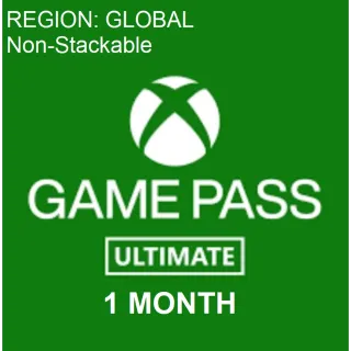 One Month Xbox Game Pass Ultimate 