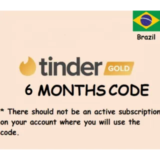 Tinder Gold - 6 Months