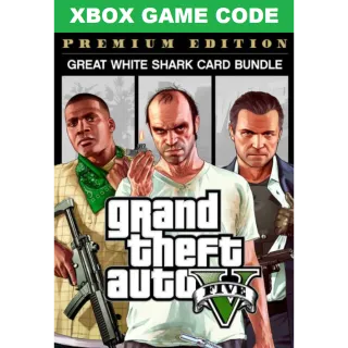 Grand Theft Auto V: Premium Edition & Great White Shark Card Bundle