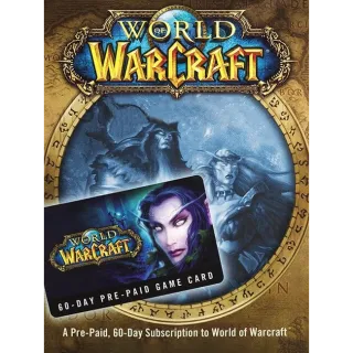 WORLD OF WARCRAFT 60 DAY GAME TIME