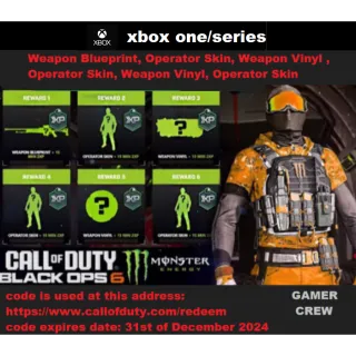 Call of Duty: Black Ops 6 - Monster Energy Rewards Bundle