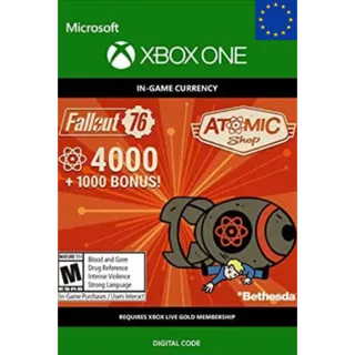 Fallout 76: 5000  Atoms