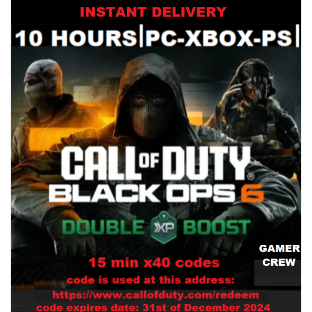 Cod Black Ops 6 Double XP 10 Hours - Call of Duty: Black Ops 6 Game ...