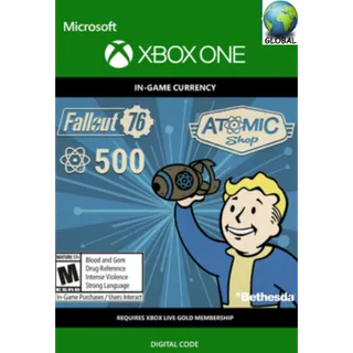 Fallout 76: 500 Atoms 