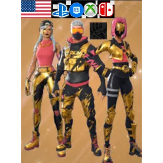 Fortnite - Golden Tactical Pack