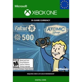 Fallout 76: 500 Atoms 