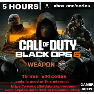 Call of Duty: Black Ops 6 - Weapon XP 5 Hours