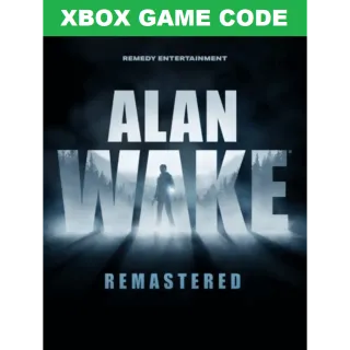 Alan Wake Remastered