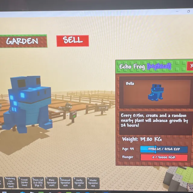 HUGE ECHO FROG 15 SEC CD - Grow a Garden Game Item - Gameflip